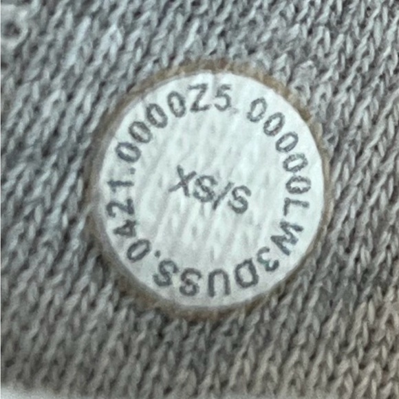 Lululemon Scuba Oversized Half Zip Hoodie Heathered Core Light Grey XS/S LW3DUSS - Picture 11 of 14